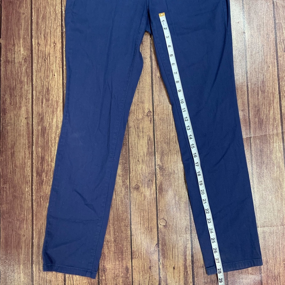 Loft Curvy Skinny Ankle Blue Jeans - Picture 4 of 6